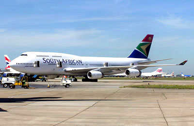 South African Airways Boeing 747 Aircraft