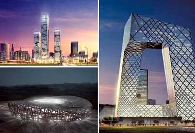 New Buildings in Beijing, China