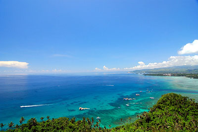View from Mt Luho, Boracay
