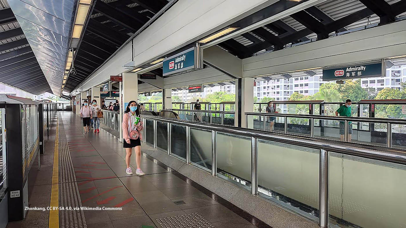 Admiralty MRT Station - - Platform A