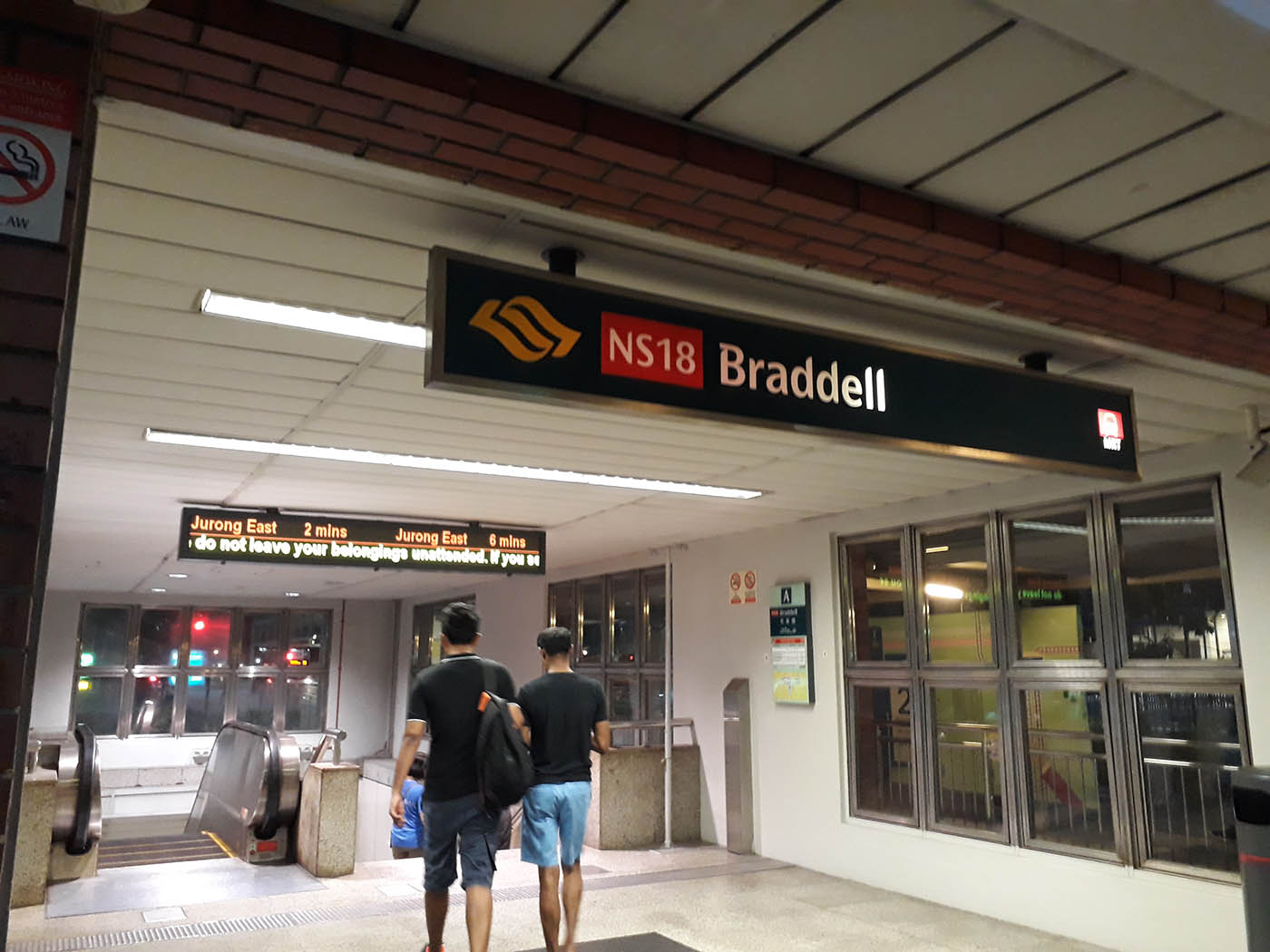 Braddell MRT Station - - Exit A