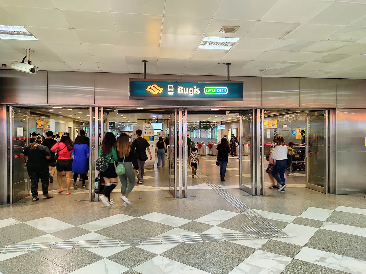 Bugis MRT Station - - EW12 Concourse Entrance