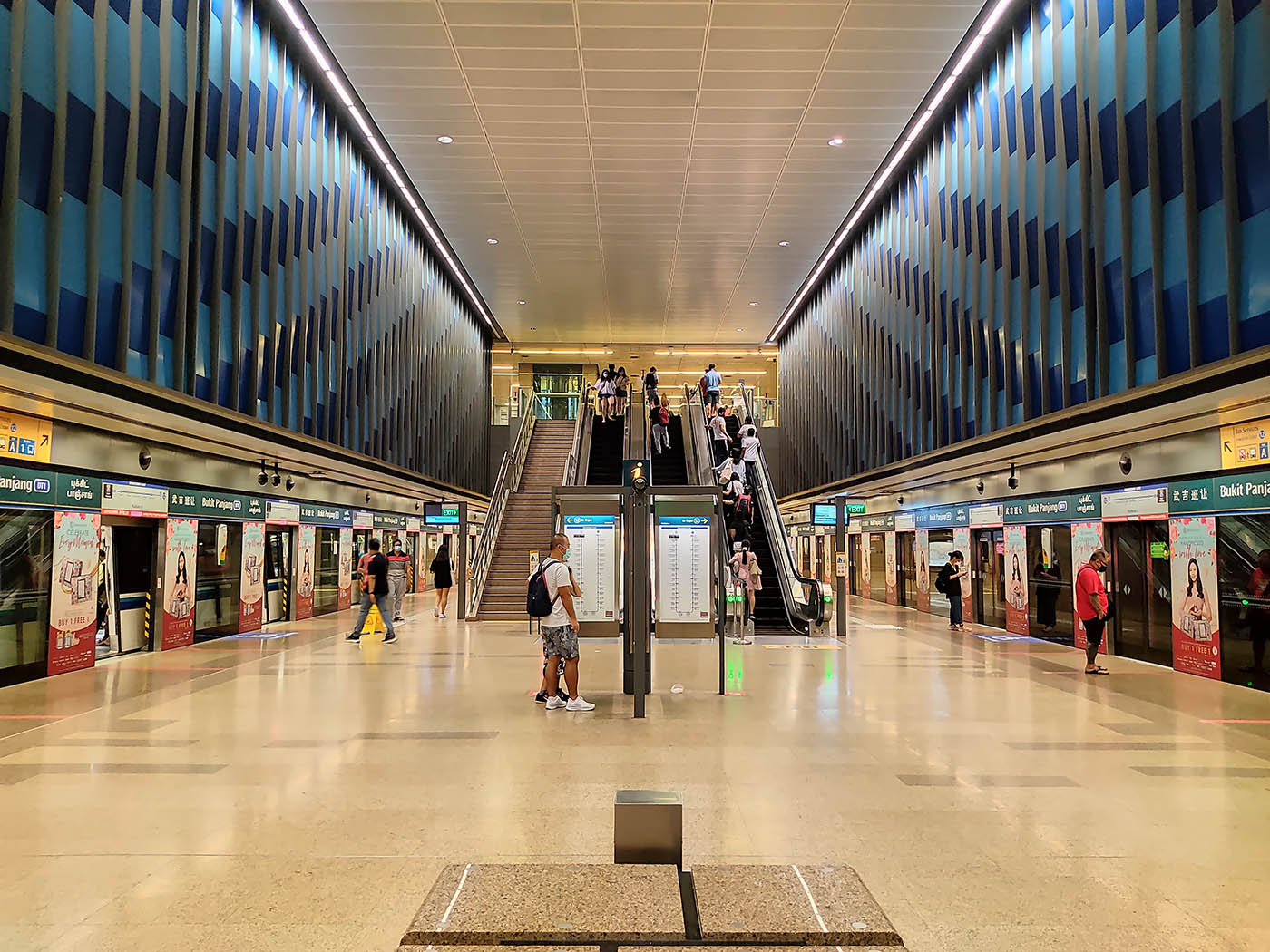 Bukit Panjang MRT Station - - DT1 Platforms