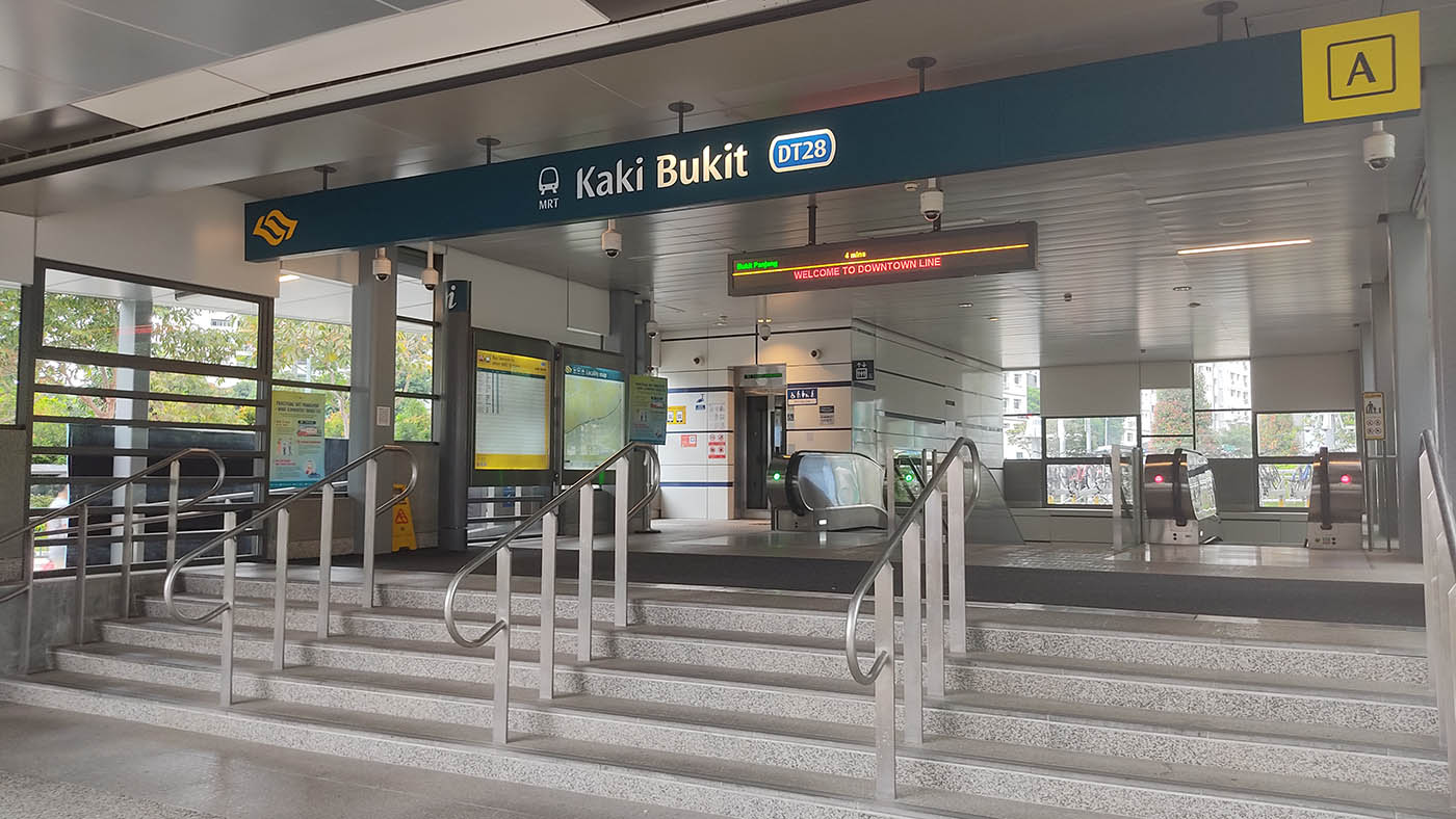 Kaki Bukit MRT Station - - Exit A