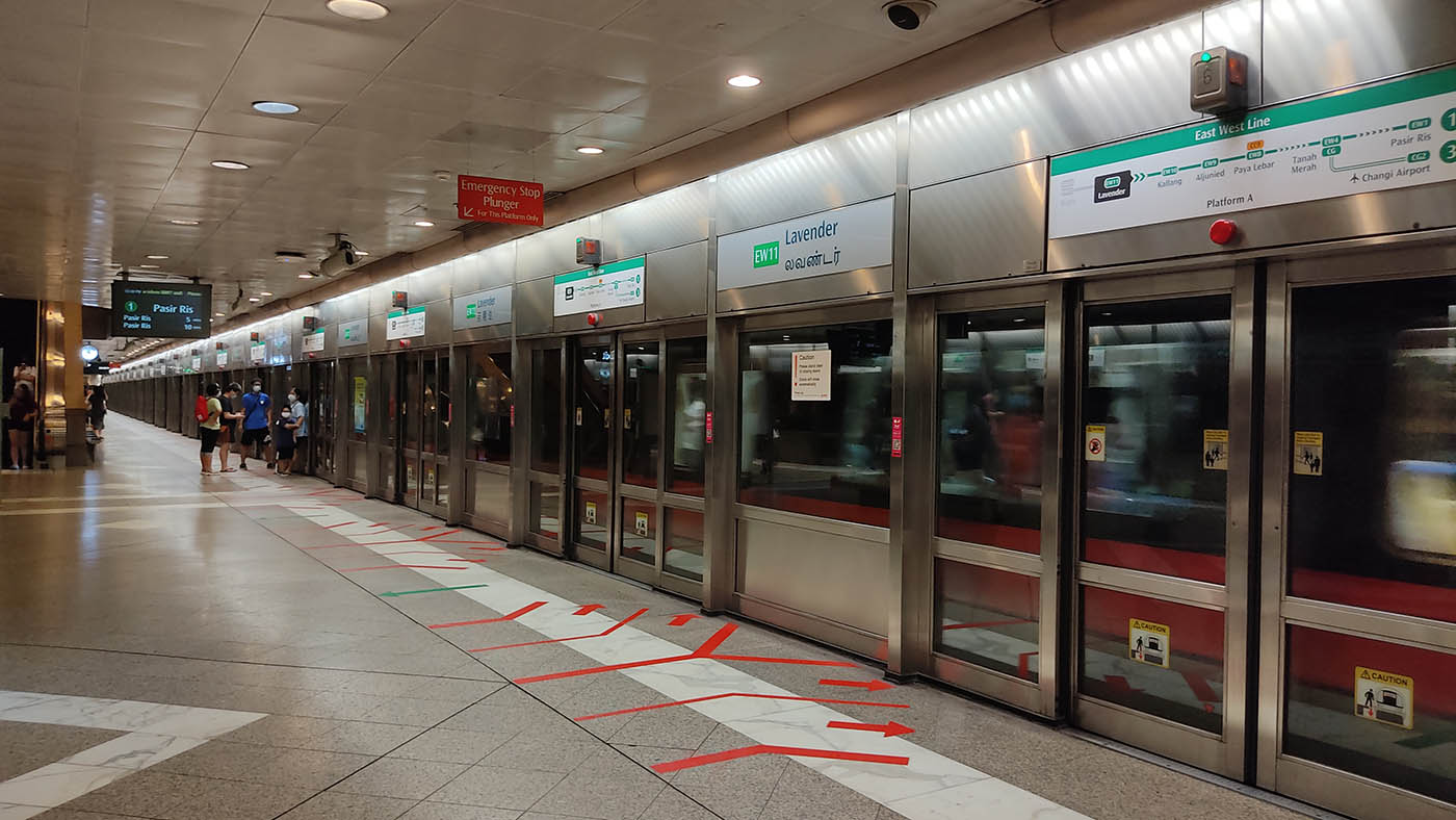 Lavender MRT Station - - Platform A