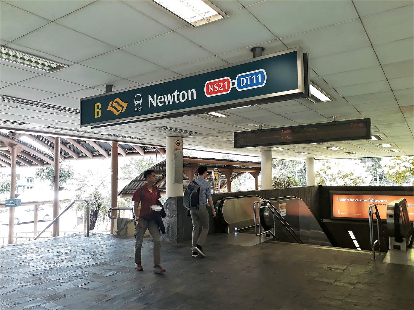 Newton MRT Station - - Exit B