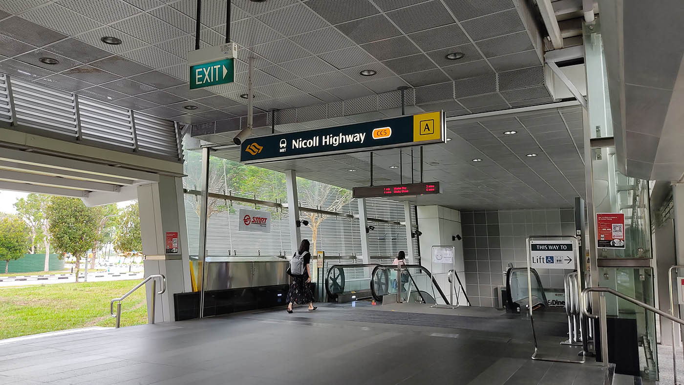 Nicoll Highway MRT Station - - Exit A