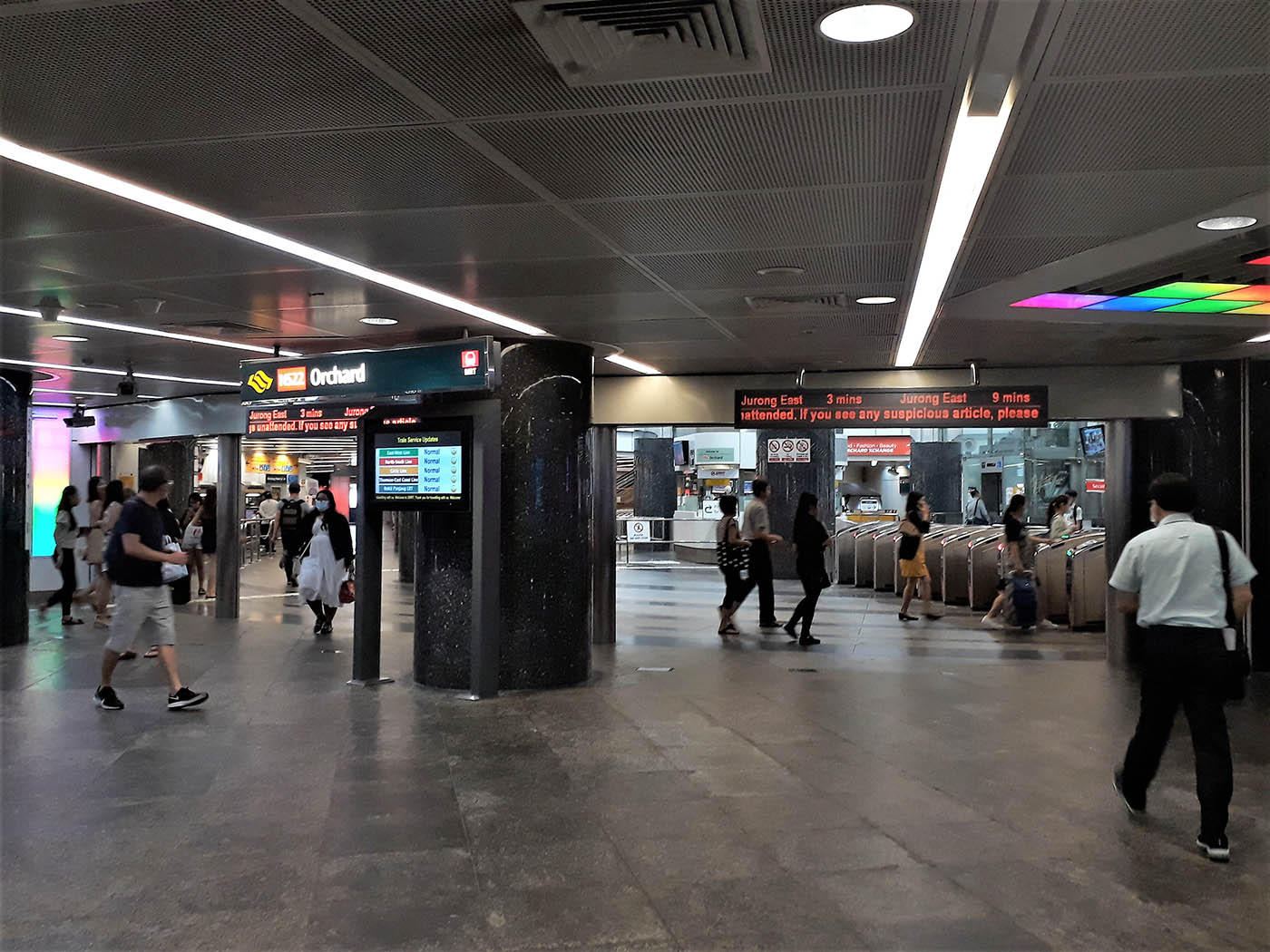 Orchard MRT Station - - NS22 Underground Entrance