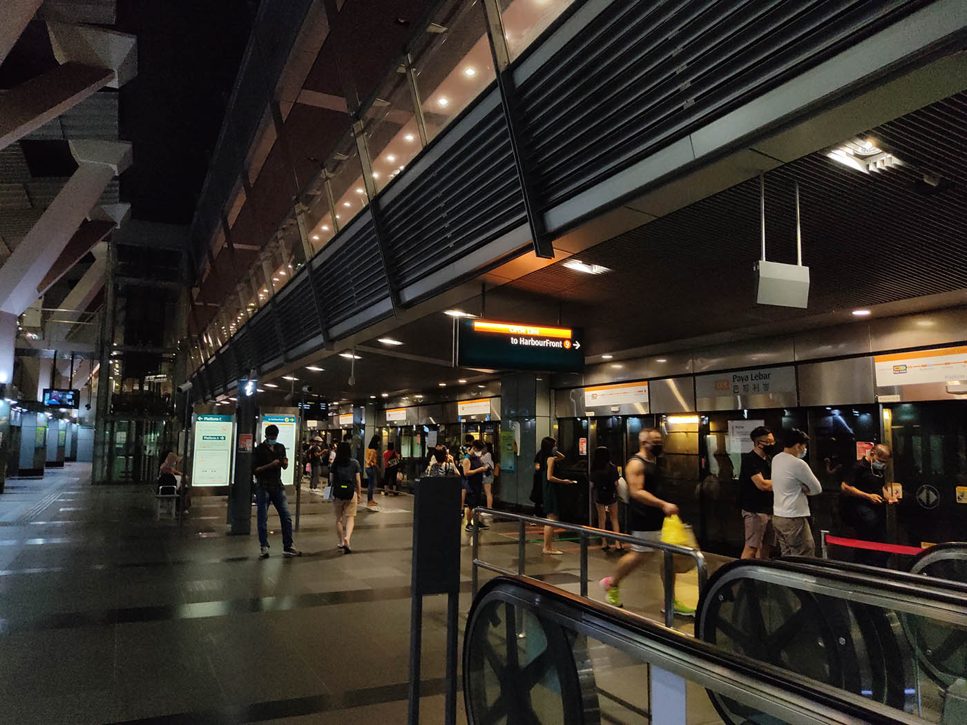 Paya Lebar MRT Station - - CC9 Platforms A and C