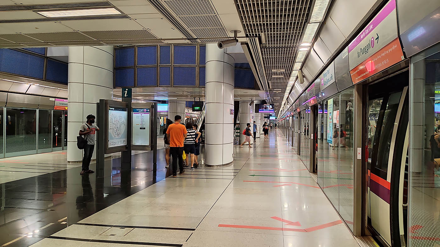 Potong Pasir MRT Station - - NE10 Platforms