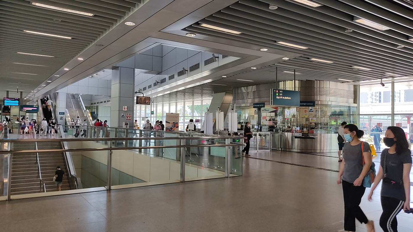 Punggol MRT Station - - Concourse and Passenger Service Counter
