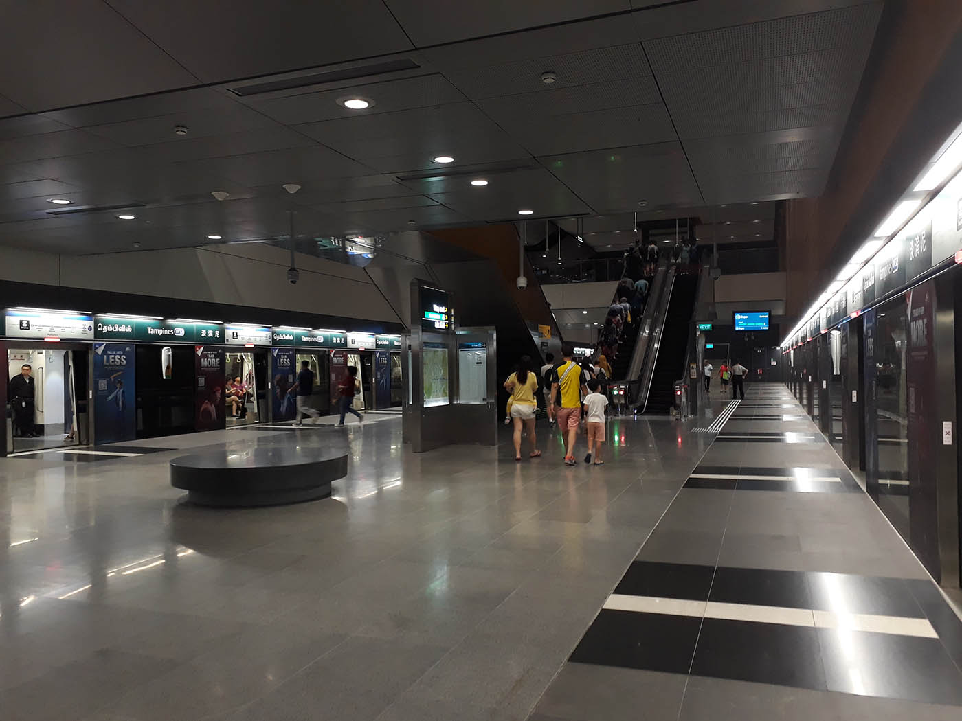 Tampines MRT Station - - DT32 Platforms