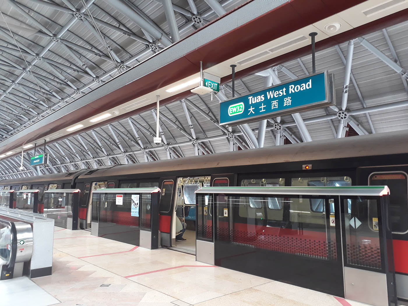 Tuas West Road MRT Station - - Platform B