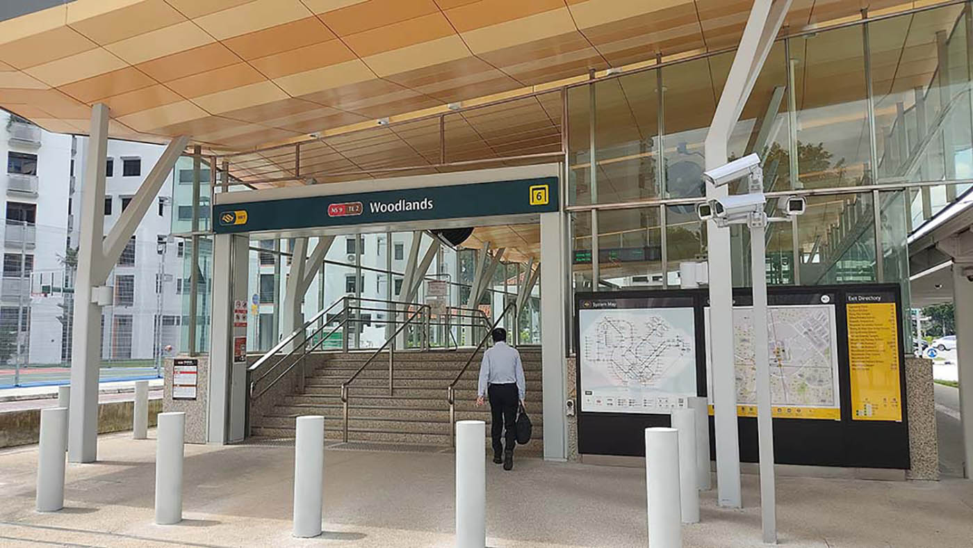 Woodlands MRT Station - - Exit 6