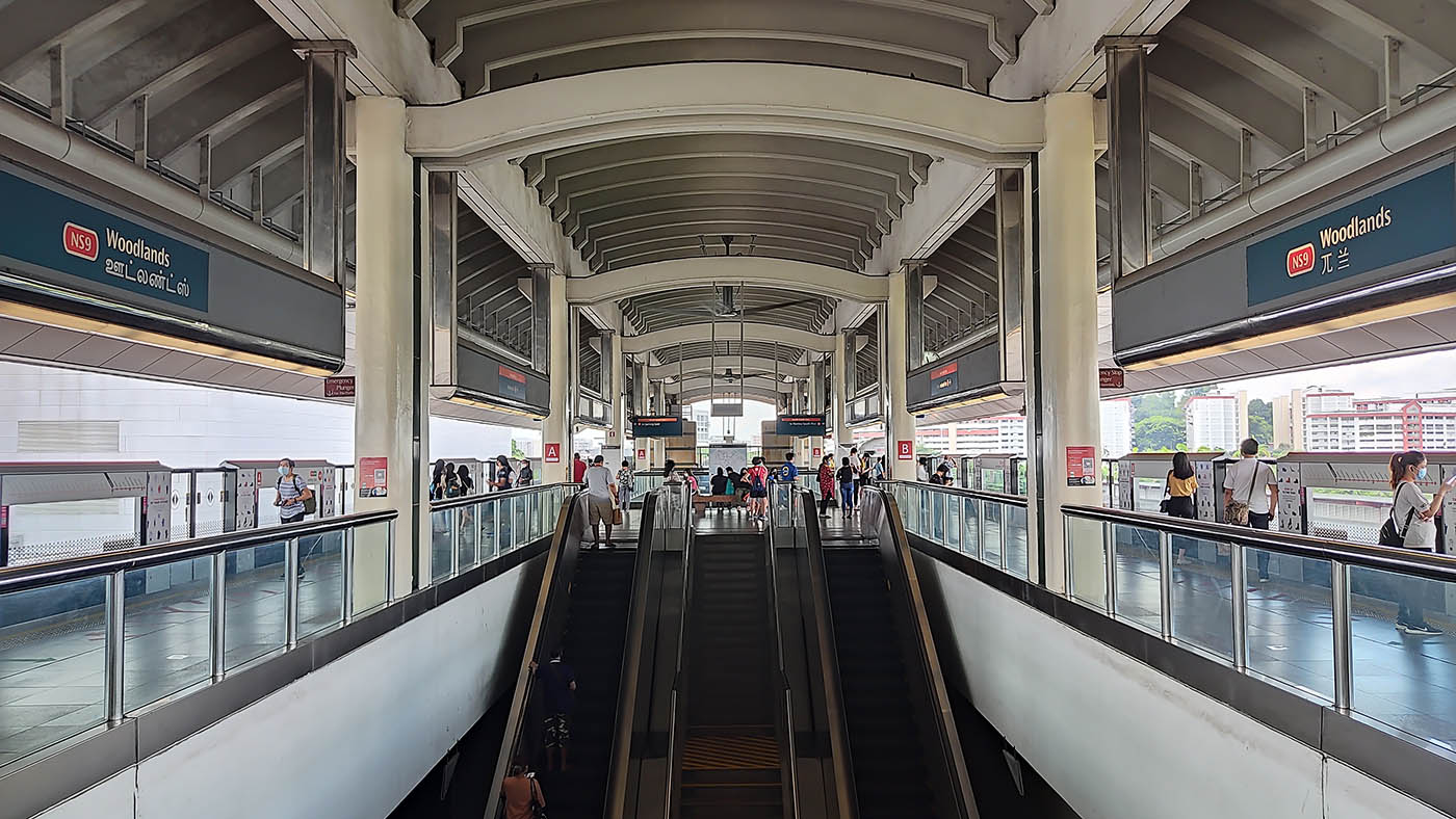 Woodlands MRT Station - - NS9 Platforms