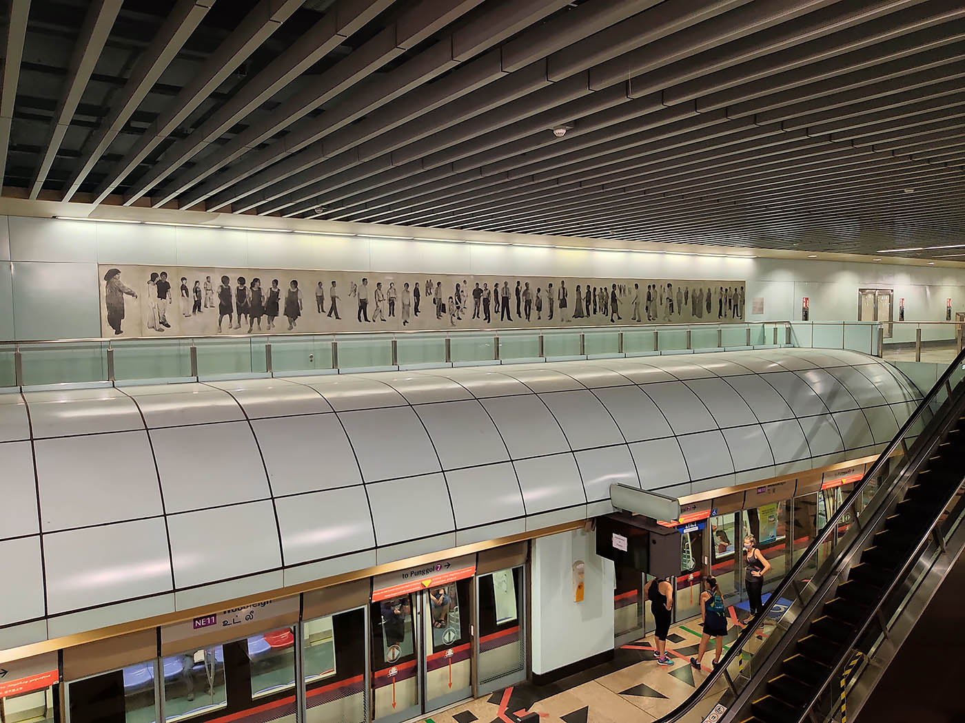 Woodleigh MRT Station - - Escalator