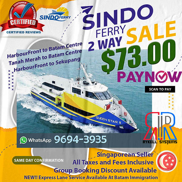 Cheap Sindo Ferry To Batam Ferry Ticket