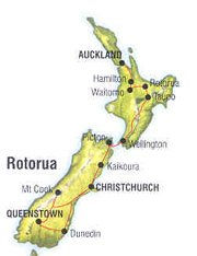 New Zealand Package Map