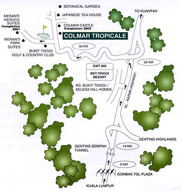 Colmar Tropicale Map