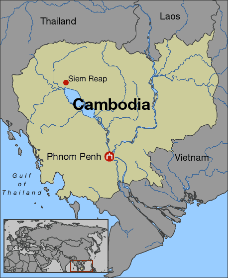 Siem Reap Map