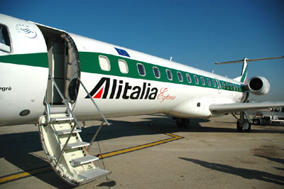 Alitalia Express Embraer Aircraft