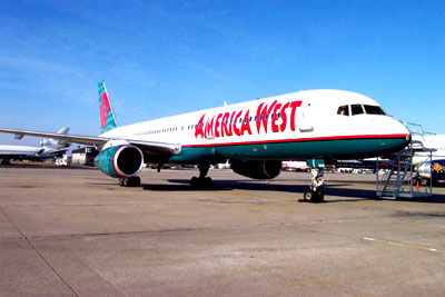 America West Airlines Flight Carrier