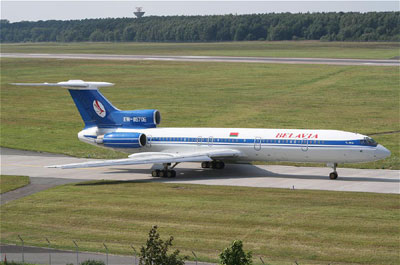 Belavia Tupolev TU 154 Aircraft