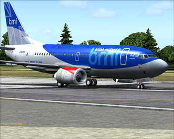 BMI Boeing 737-500 Aircraft