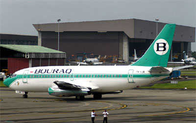 Bouraq Indonesia Airlines Boeing 737-230