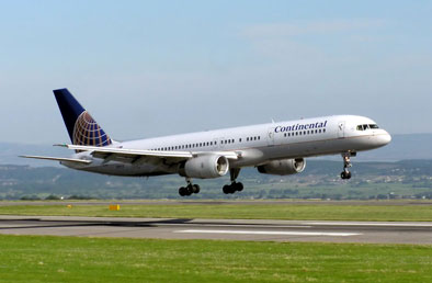 Continental Airlines Boeing 757 Aircraft