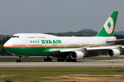 EVA Air Boeing 747-400 Aircraft