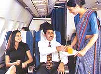 Indian Airlines Cabin