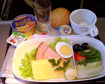 Scandinavian Airlines Flight Meal