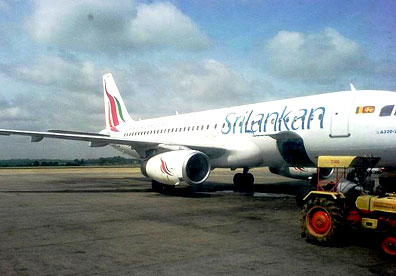 SriLankan Airlines At Bangalore Airport