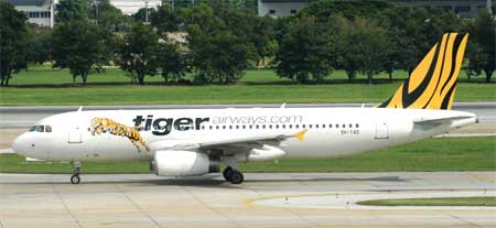 Tiger Airways Photo Image - Low cost airline based in Singapore