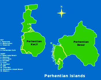 Perhentian Islands Map