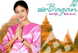 Air Bagan Flight Stewardess, Cabin Crew Of Bagan Myanmar
