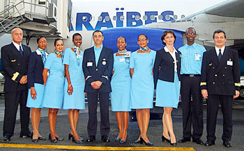 Air Caraibes Cabin Crew, AirCaraibes Flight Stewardess