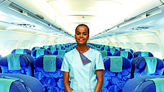 Aircalin Flight Air Stewardess