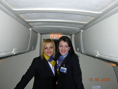 B&H Airlines Flight Stewardess
